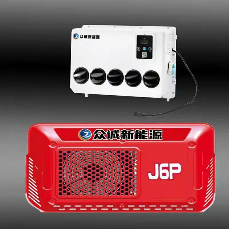 Air conditioner all-in-one machine J6P Liberation truck special parking air conditioner 24 volt heavy truck Howo