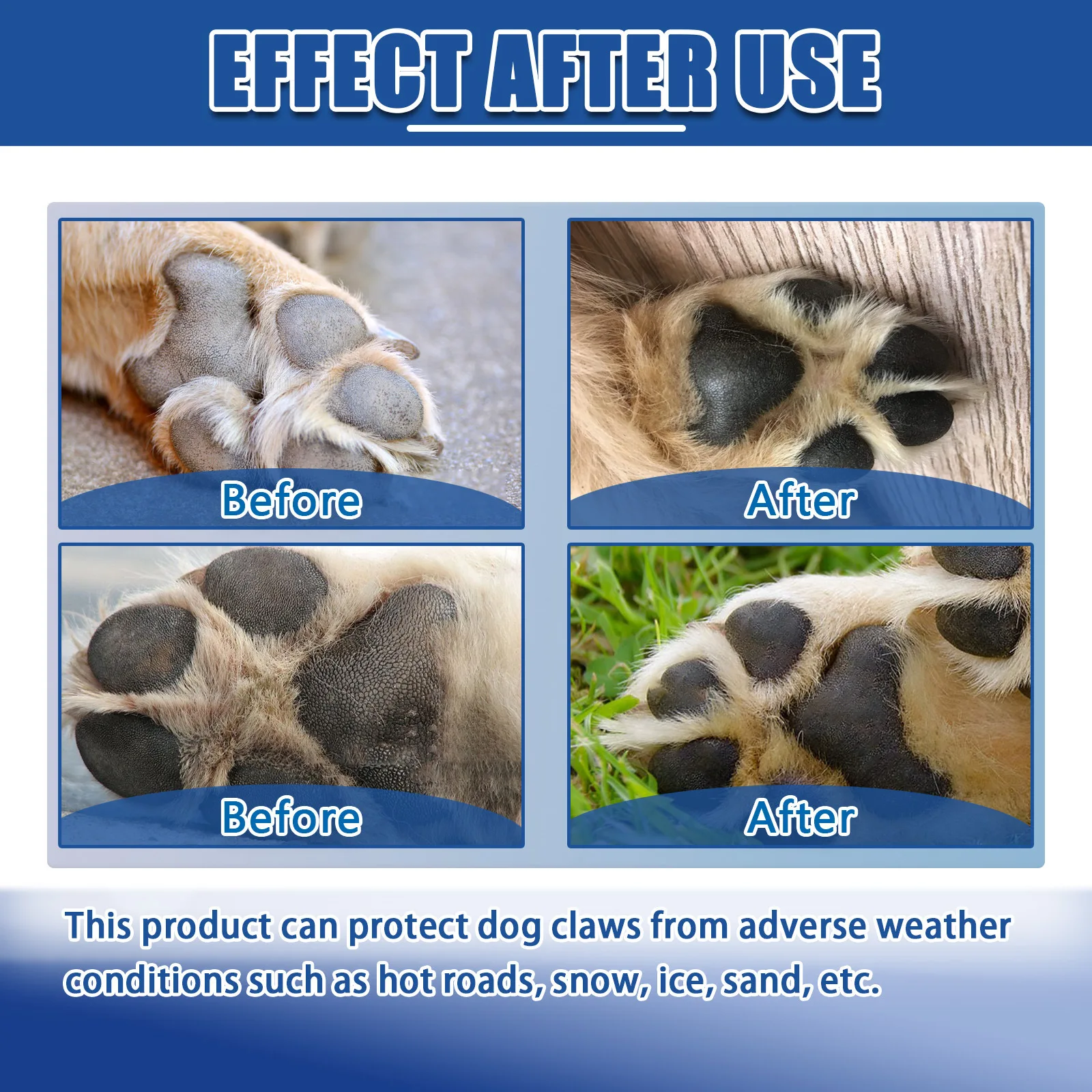 Dog Paw Balm Kitten Foot Moisturizing Paw Soother Protection Dry Cracked Paws Nose Repair Cat Foot Pad Wax Pet Feet Care Cream