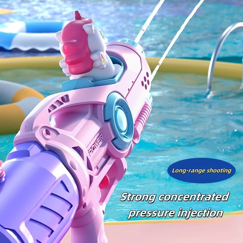 Novo blaster de água duplo de verão infantil – perfeito para batalhas de água de praia e piscina ao ar livre