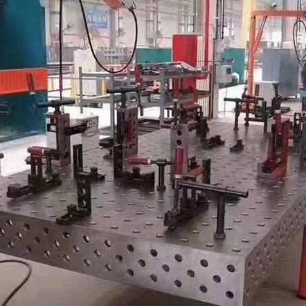 Welding Platform Positioning Porous Welding Cast Iron Robot Workbench 2D Plate Tooling Fixture