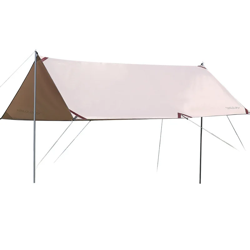 

Sky curtain tent outdoor sunscreen silver glue coating large sky curtain outdoor exposure