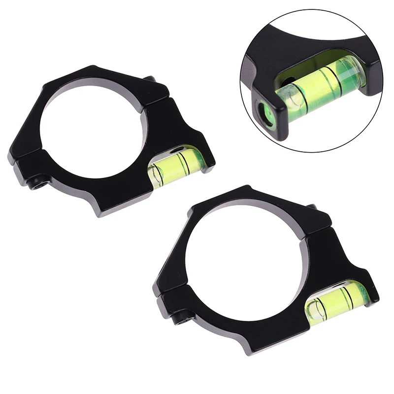 25.4mm/30mm Ring Adapter Bubble Level For Sight Balance Pipe Clamp Bracket For Scope Hunting Riflescope Hunting Accessory