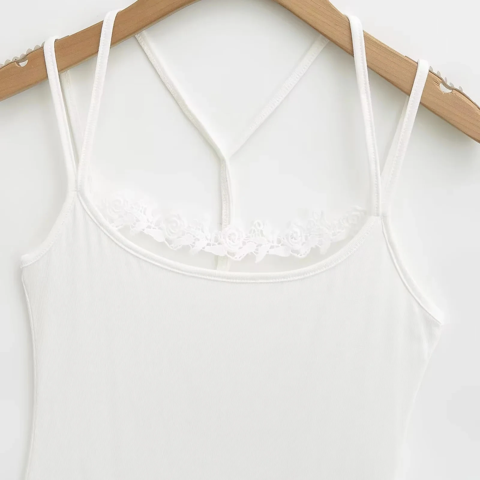 Pure Desire Sexy Girl White Lace Crop Top Women Summer Design Slimming ort Inner Wear Base Layer Hot Girl Tank Top