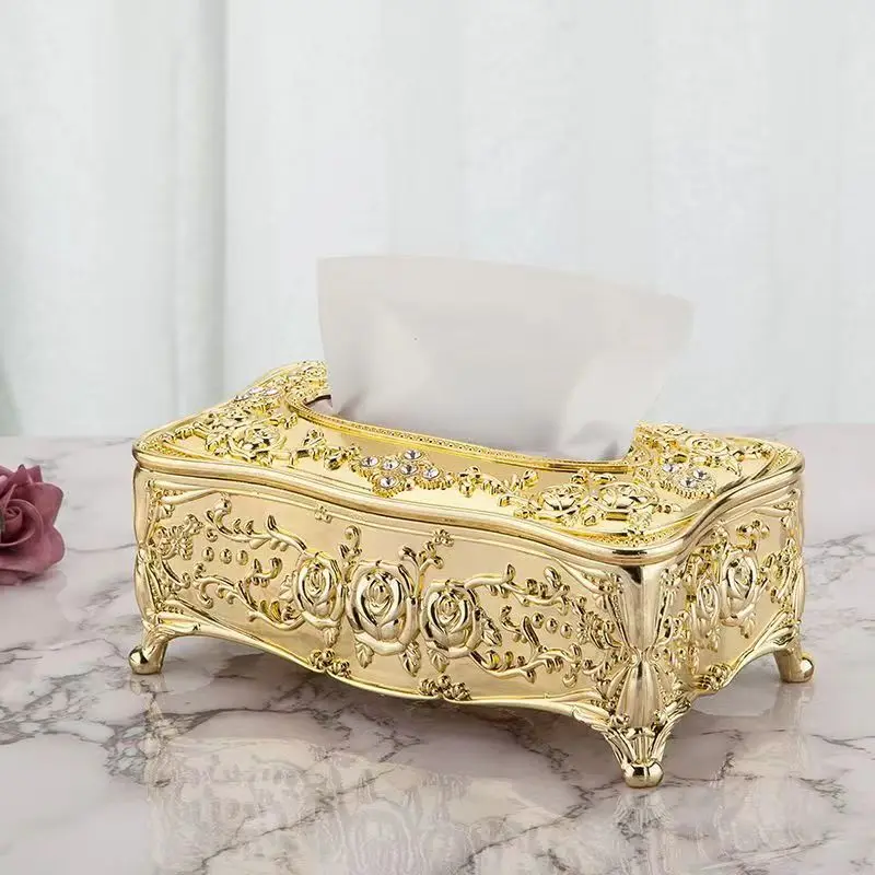 1pc Taschentuch box im europäischen Stil, Wohnküche, Wohnzimmer, Schlafzimmer, Restaurant, Bar, Extraktion sbox für Hotels ervietten, Plastik box – Detail 17