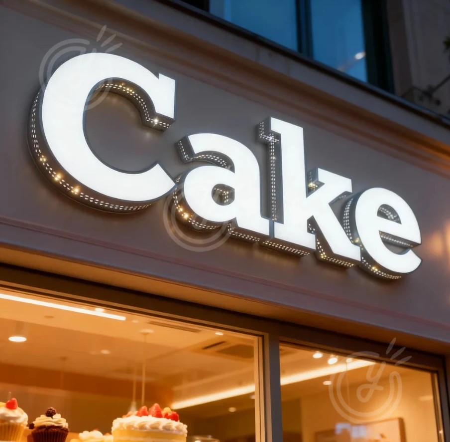 Outdoor Custom Light Sign Business Acrylic Logo Company Neon Led Signboard Letters With Lights Advertising Home Wall Metal Signs