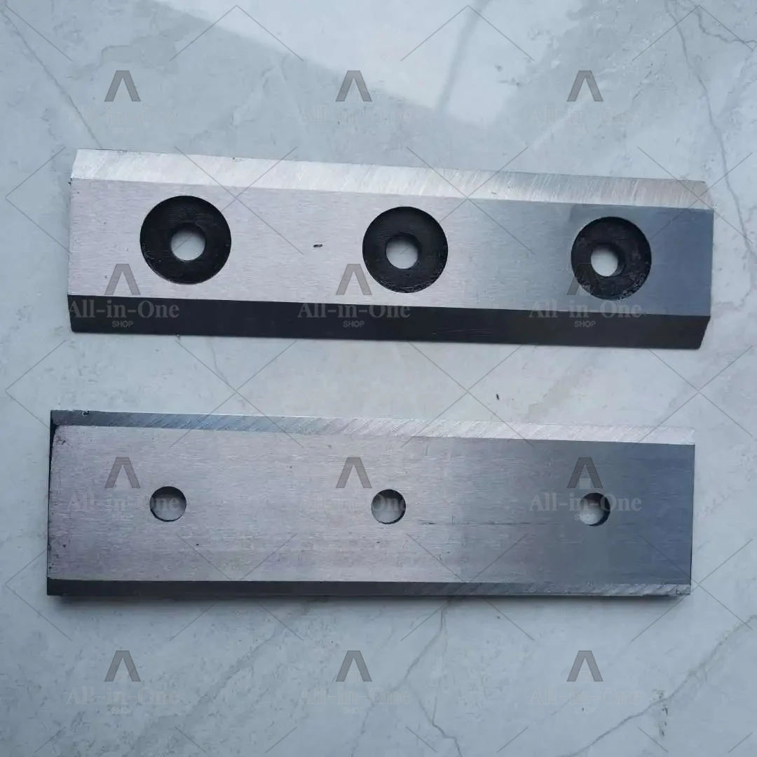 150x55x6.0mm Wood Chipper Blade Garden Chippers A8 Wood Shredder Machinery Cutting Tools 2Pcs
