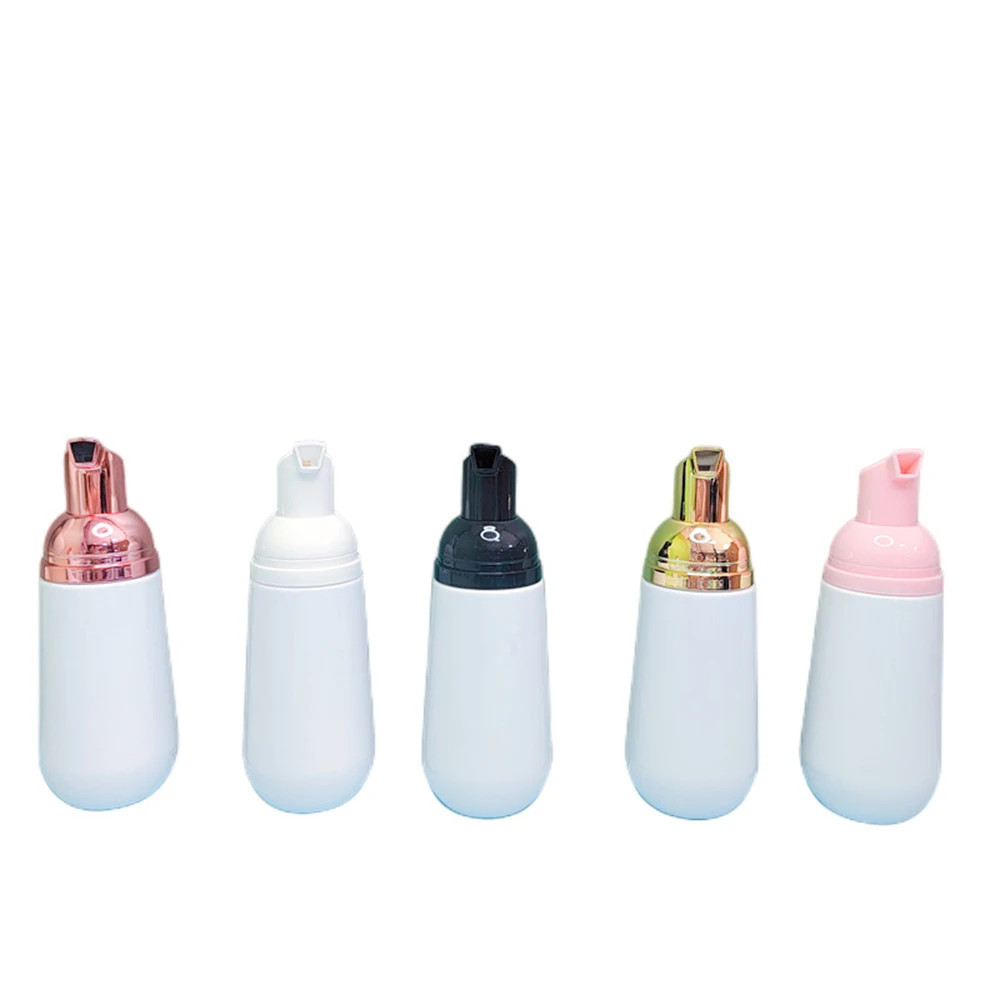 60Ml Plastic Navulbare Lege Cosmetische Schuimpomp Fles Reiniger Make-Up Reisfles Zeepshampoo Schuimende Kegel 1Pc