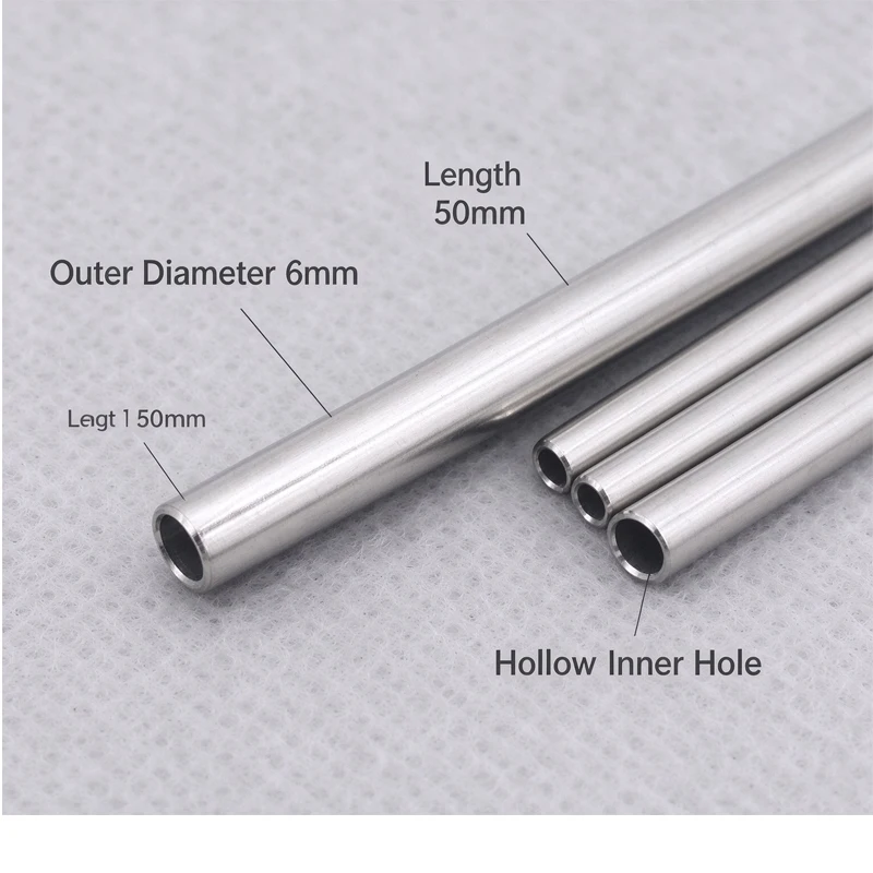 Temperatursensor PT100 DS18B20 Edelstahlgehäuse Schutzhülle 6*50mm 10 Stück/Lot – Detail 1