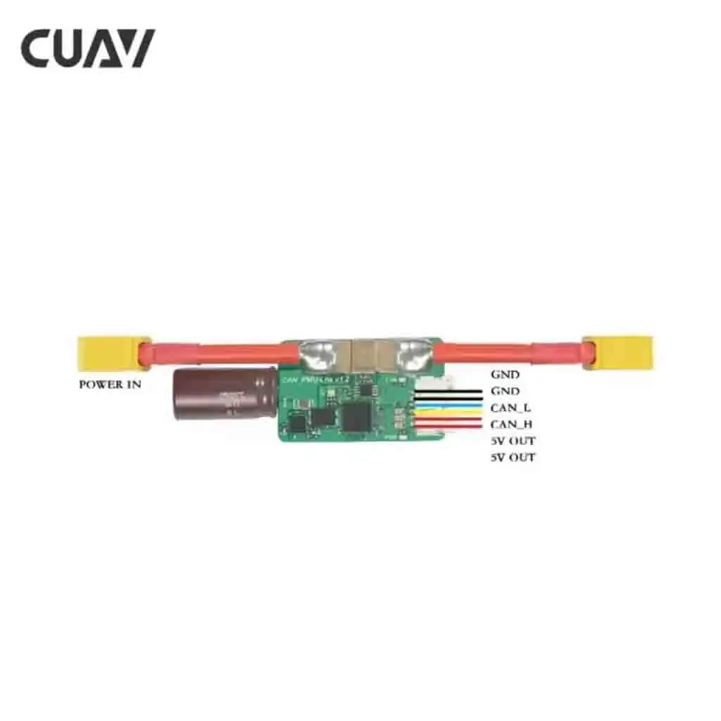 

CUCA RC Tools Power Supply Precision High-voltage Flight-control Flight Galvanometer for X7 Series Flight Control CAN PMU Lite