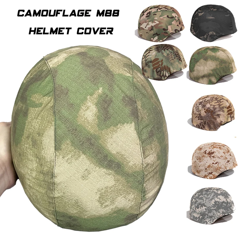 Multicam Helmet Cover Helmet Cloth Cover for M88 Helmets Paintball Military Airsoft Helmet Accessory Shooting Sports Equipment