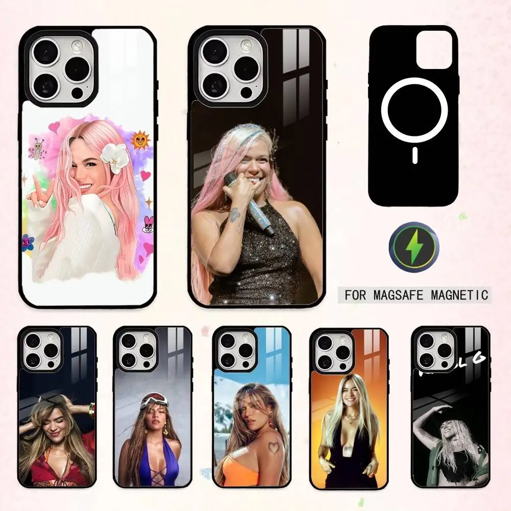 

Singer K-Karol G Amargura Merch Phone Case For iPhone17,16,15,14,13,12,11 Plus,Pro Max Magnetic For Magsafe Wireless Charging