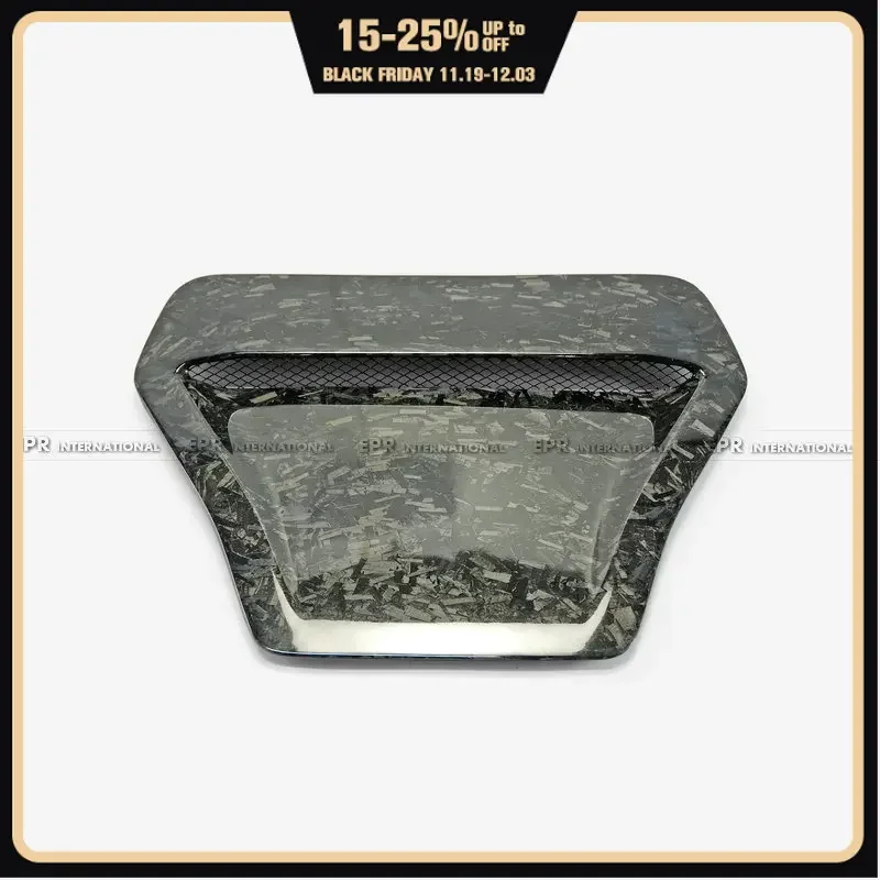 

For 17onwards Honda Civic Type R FK8 OE Type Front Hood Vent Forged Carbon Fiber Bonnet Air Glossy Finish Vents