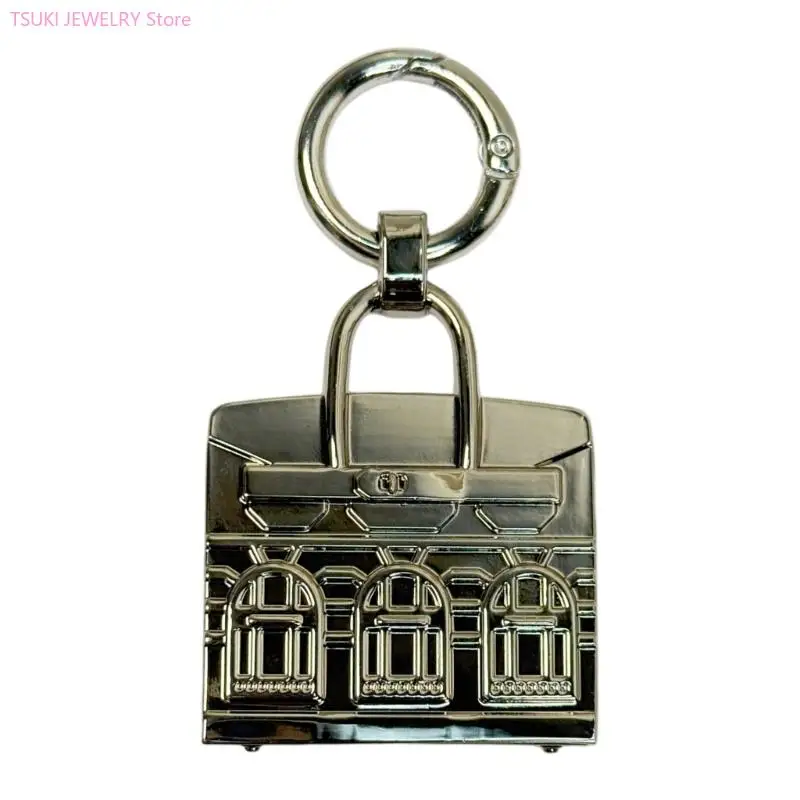 62KE Mini House Bag Charms,House Keychain Accessories for Women Handbag Accessories