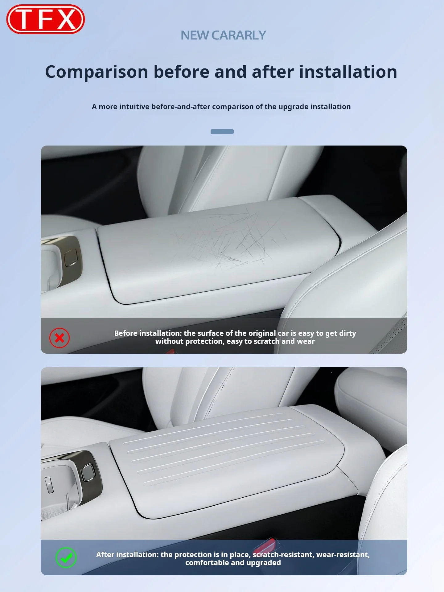For XPENG P7+ 2026 2027 Car Styling Armrest Cover Silicone Protective Anti-Scratch Wear-Resistant Cover Interior Accessories