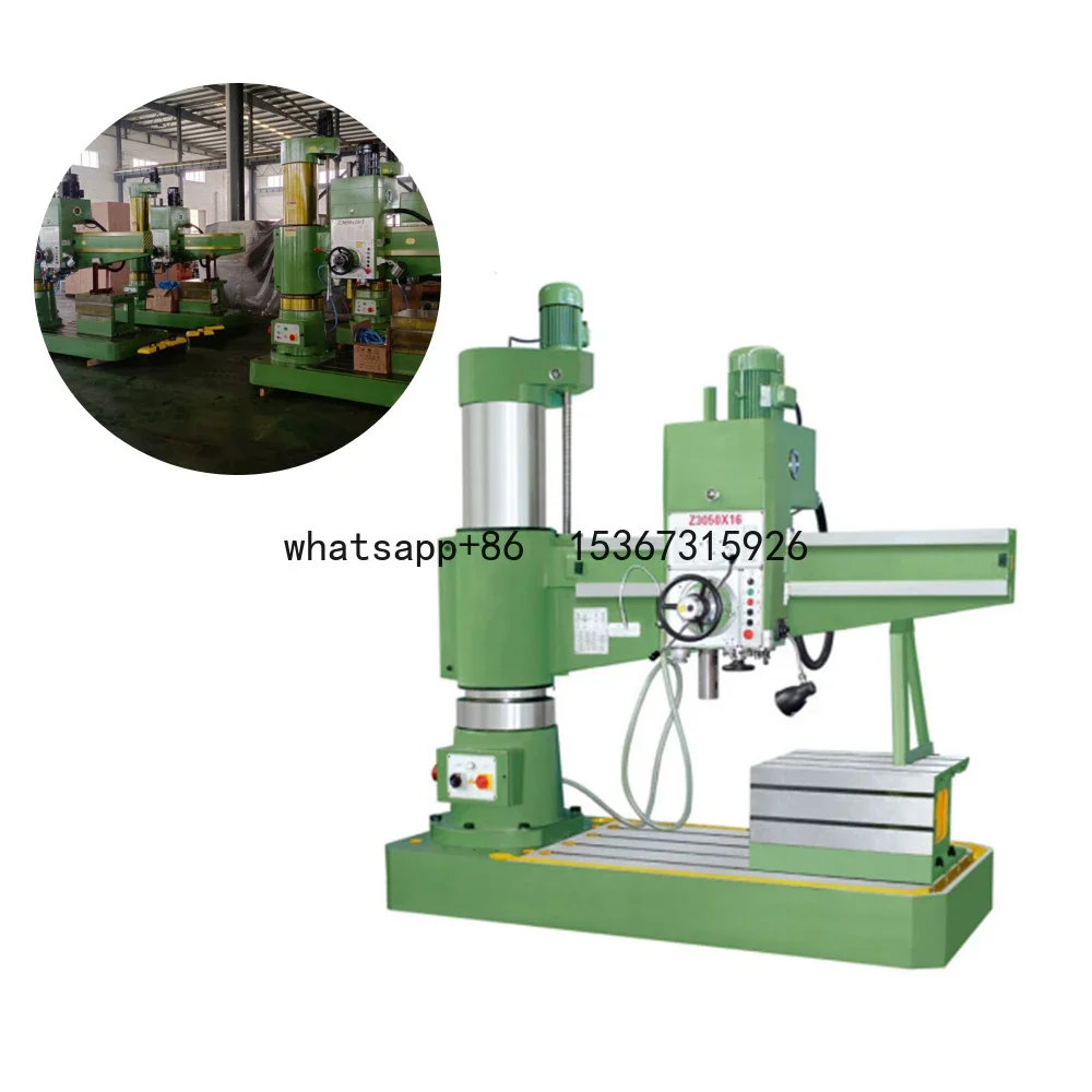 1.6 m arm length 50 vertical rocker arm drill bed Radial Spindle machines Radial machines