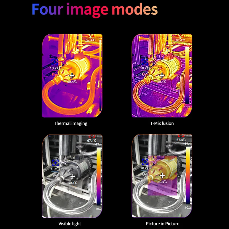 Imagem -03 - Câmera Uni-t-thermal Imaging Detector do Aquecimento do Assoalho Teste do Circuito do Pwb Ip54 Uti160s Pixéis 160x120