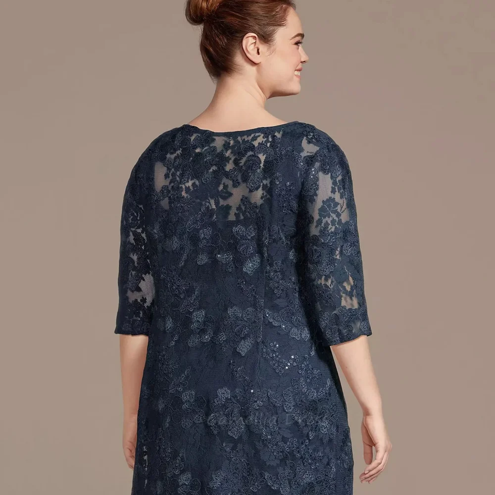 Customized Mother of the Wedding Dress Lace Long Sleeve Women Gown Sequined A Line Vintage mother of bride dresses wedding 2025