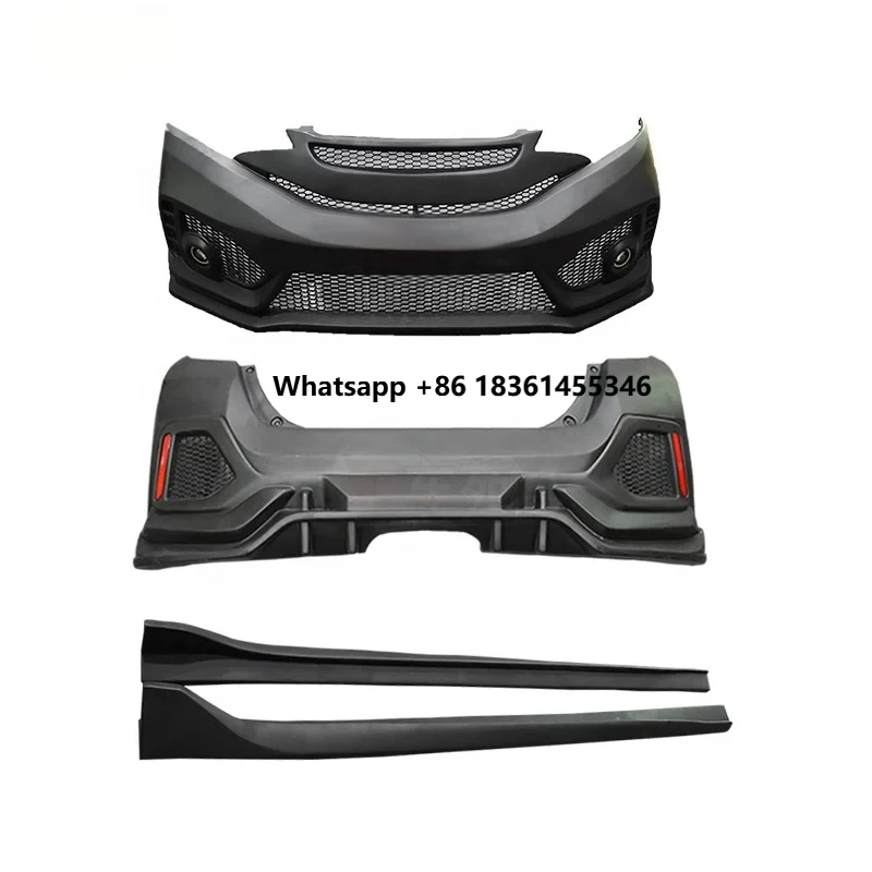 

Car Bumpers Front Bumper Rear Bumper Side Skirts Typer Style Fit GK5 2014-2018 Other Auto Parts