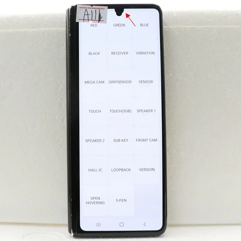 Для Samsung Galaxy Z Fold3 5G SUPER AMOLED экран F9260 F926B F926U SM-F926 Fold 3, ЖК-дисплей с цифровым преобразователем сенсорного экрана в сборе