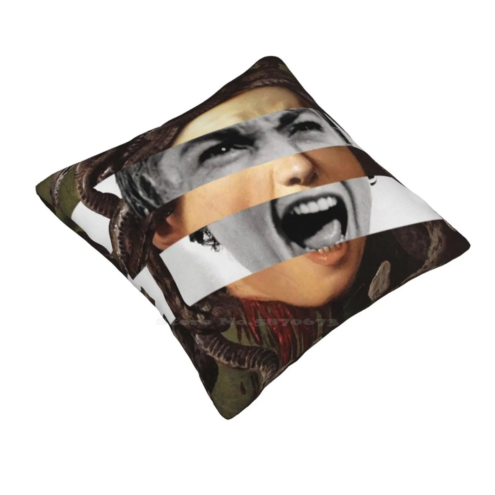 By Caravaggio And Vivien Leigh In The Movie Psycho Fashion Sofa Throw Pillow Cover Pillowcase Psycho Hitchcock Horror Movie