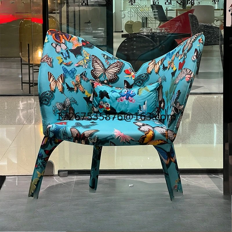 

Creative Casual Sofa Chair French Simple Balcony Lazy Butterfly Chair