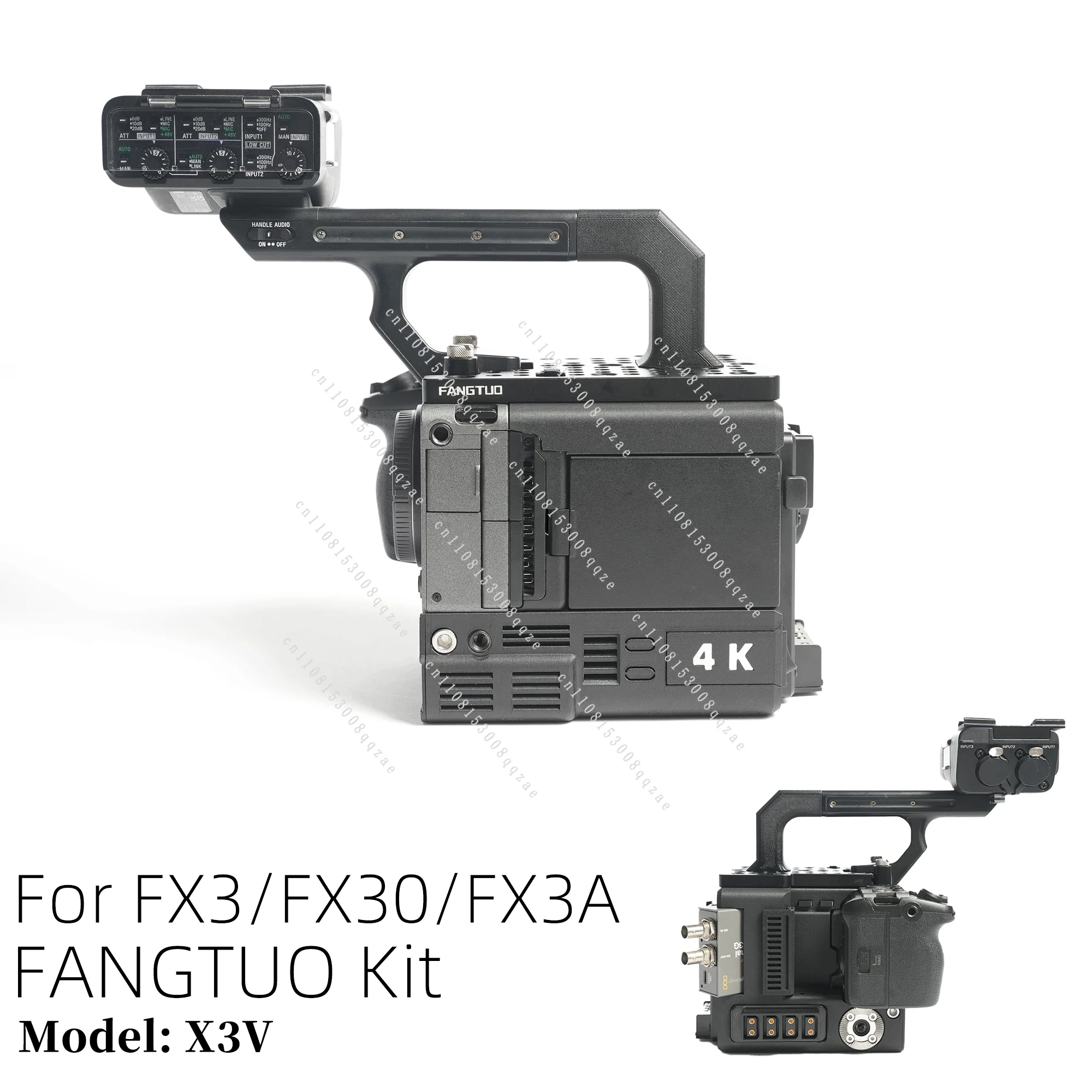 

X3V Kit for So。、ny FX3 X30 X3A Cineback Cage Kit(Standard & Full-Cage Packages)