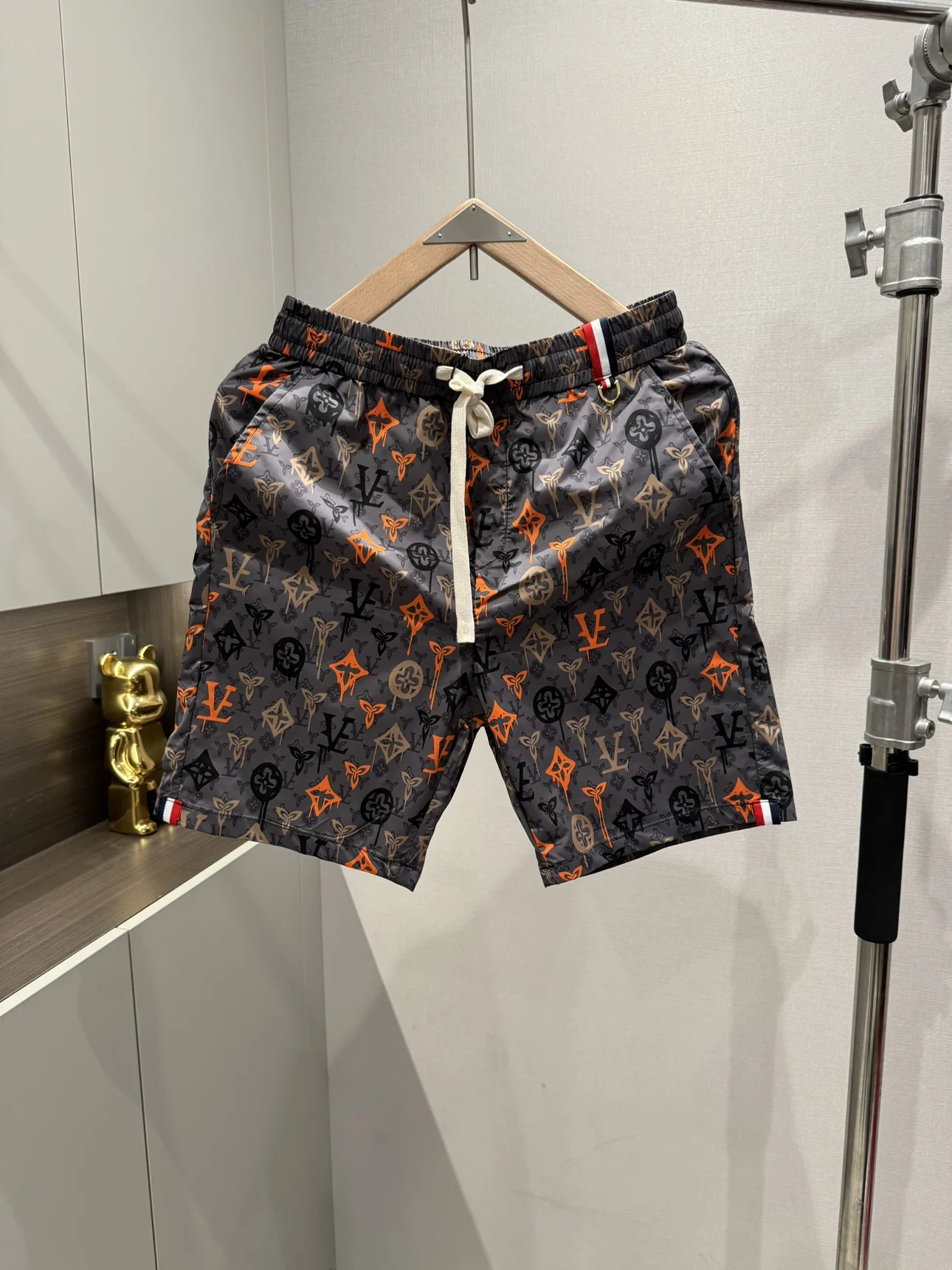 

Summer new printed shorts fashion versatile casual pants Internet celebrity trendy brand beach pants handsome