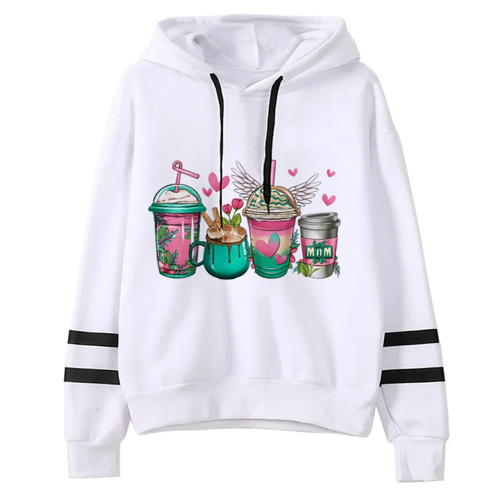 Watermelon Coffee hoodie graphic elegant designer manga casual wear female tracksuits soft fabric patterned comfortable manga