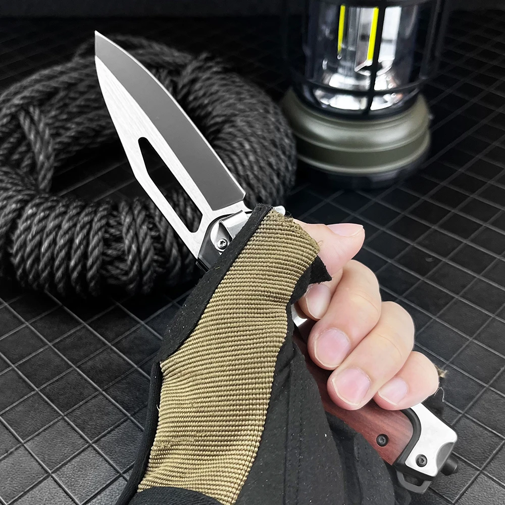 da130-faca-dobravel-tatica-portatil-ao-ar-livre-adequada-para-acampamento-pesca-caca-aco-420-cabo-de-madeira-colorida-ferramentas-de-resgate