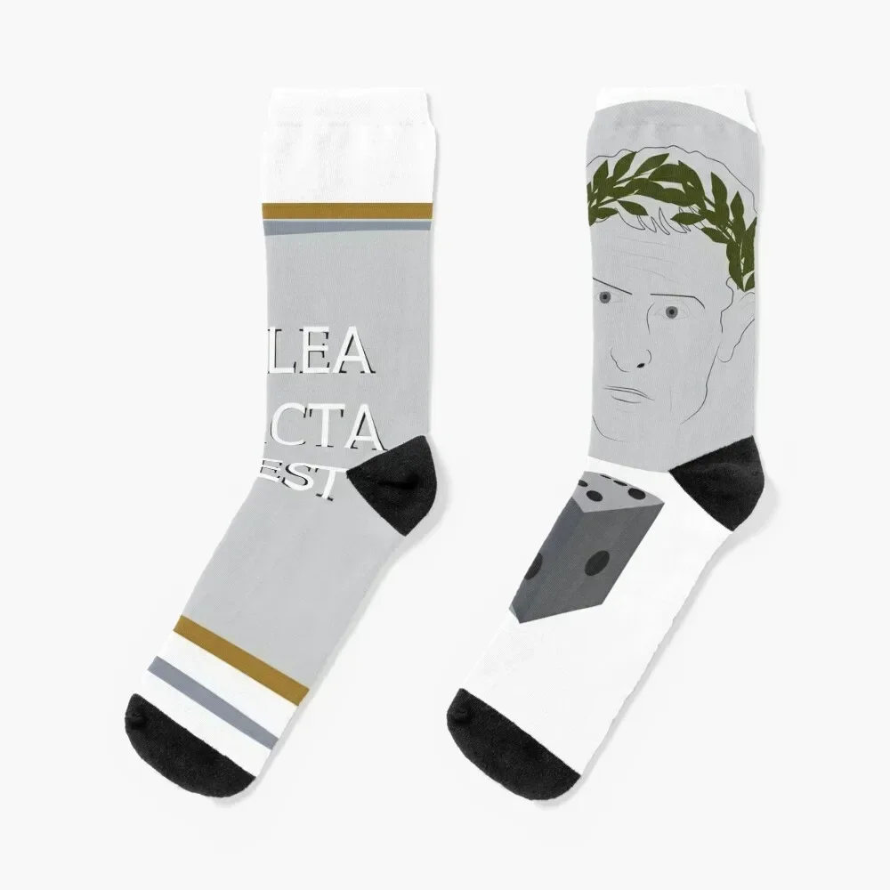 Alea iacta est, latin phrase Socks set christmas gifts Socks Man Women's