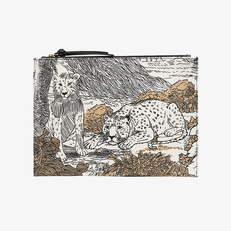 

Женская ручная дорожная косметичка с холщовым принтом, необходимая сумка для хранения, подходящая для переноски косметических предметов с