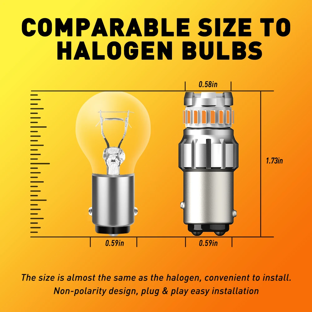 

2 шт. 1157 BAY15D P21/5W LED DRL Canbus автомобильные стоп-сигналы, задние габаритные огни, лампы для парковки, без гипервспышки, янтарный, желтый, красный, белый, 12В