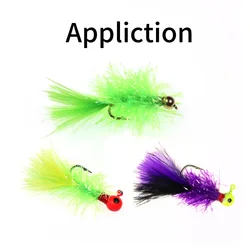 Material de atar moscas Chenille Flash Streamer – Verde Rosa