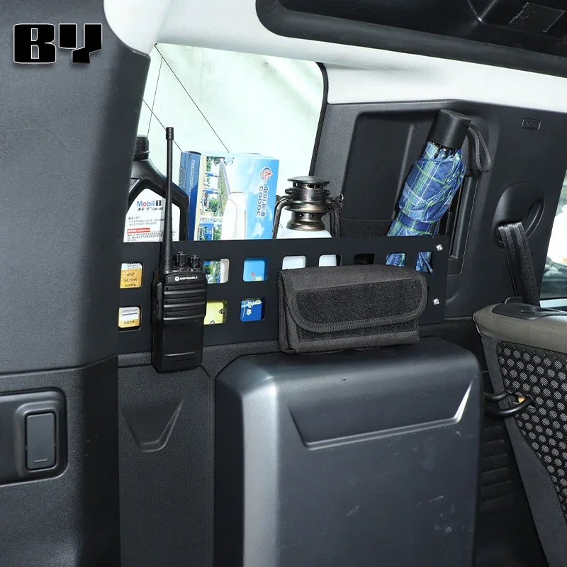 

For Land Rover Defender 110 2020-2025 Aluminum Car Tailgate Glass Window Storage Fence Bracket Storage Bracket Car Accessories