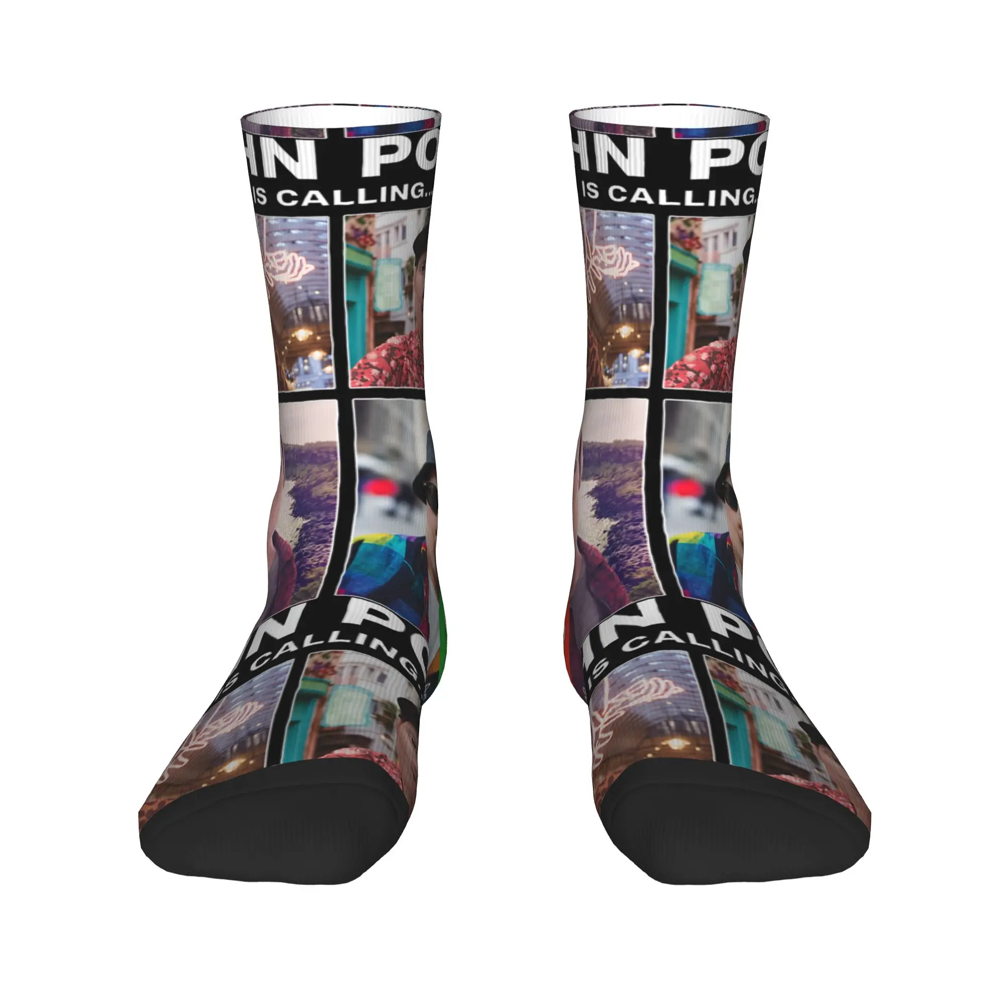 Funny John Pork is Calling Meme Braintot Stockings Men Socks Comfortable Socks Spring Skateboard Non Slip Socks Birthday Present