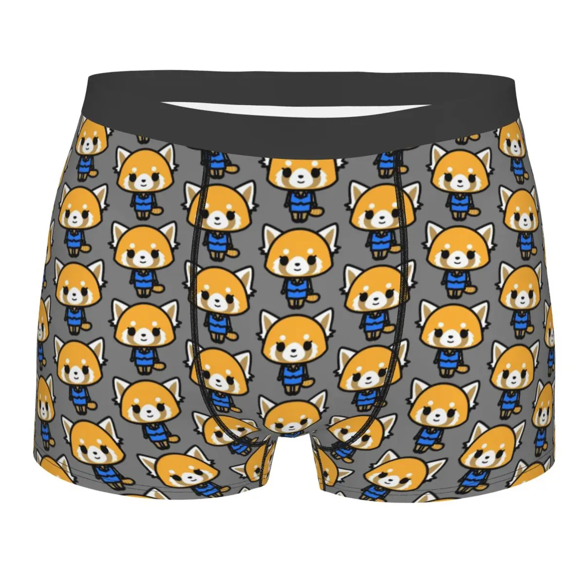 

Custom Aggressive Retsuko Cartoon Underwear Male Printed Boxer Shorts Panties Briefs Soft Underpants