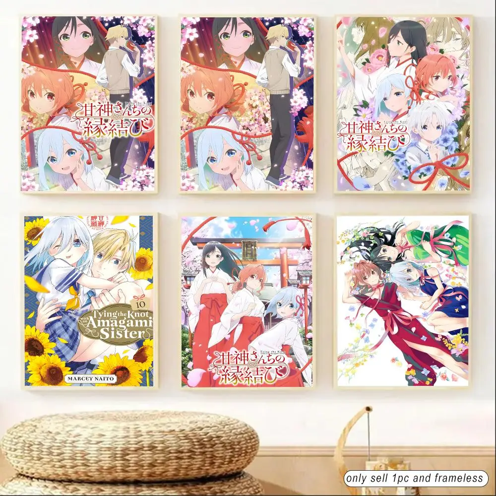 Tying The Knot With An Amagami Sister Poster Sticky Poster Home Office Wall Bedroom Living Room Kitchen Decoration Painting