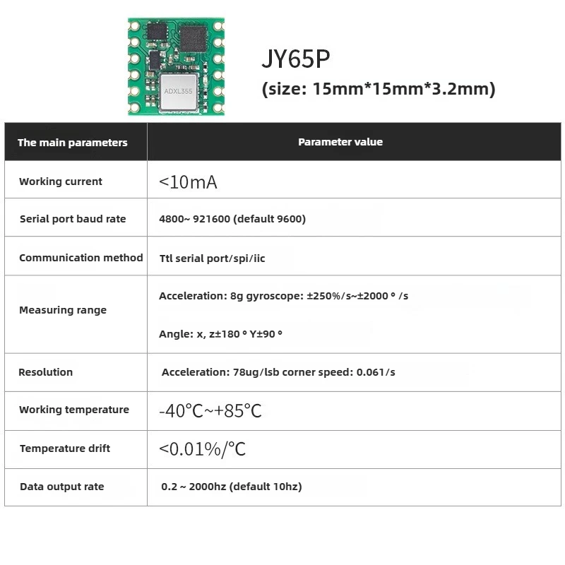 JY65P Giroskop Akselerometer Tiga Sumbu Cerdas ADXL355 357 Modul Sensor Kemiringan Digital