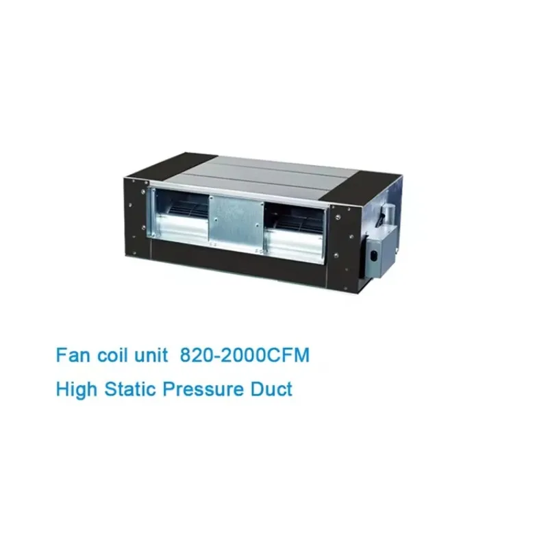 Static pressure air duct chiller fan coil unit