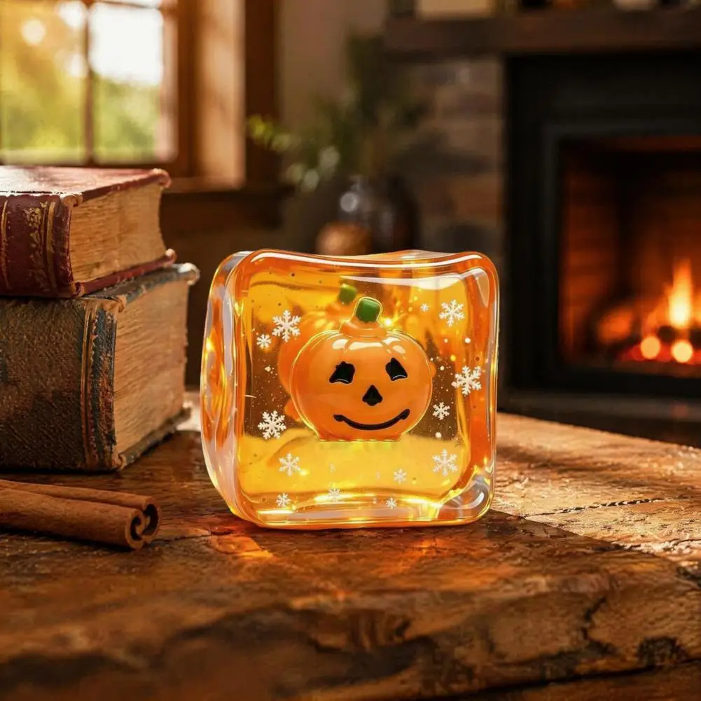 Halloween Stress Relief Toys Halloween Ghost Cube Squeeze Toy Pumpkin Bat Stress Relief Cube Snowflake Hand Relaxation for Party