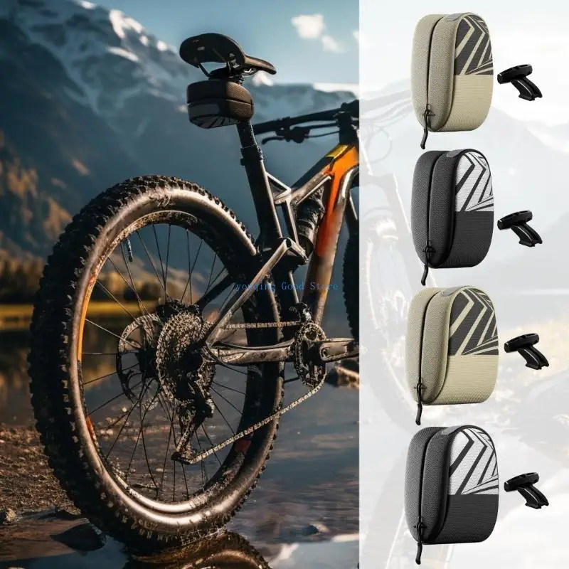 

N58B Water Proof Bicycles Seats Tube Bag Rear Rack Saddles Bag with Reflective Strips