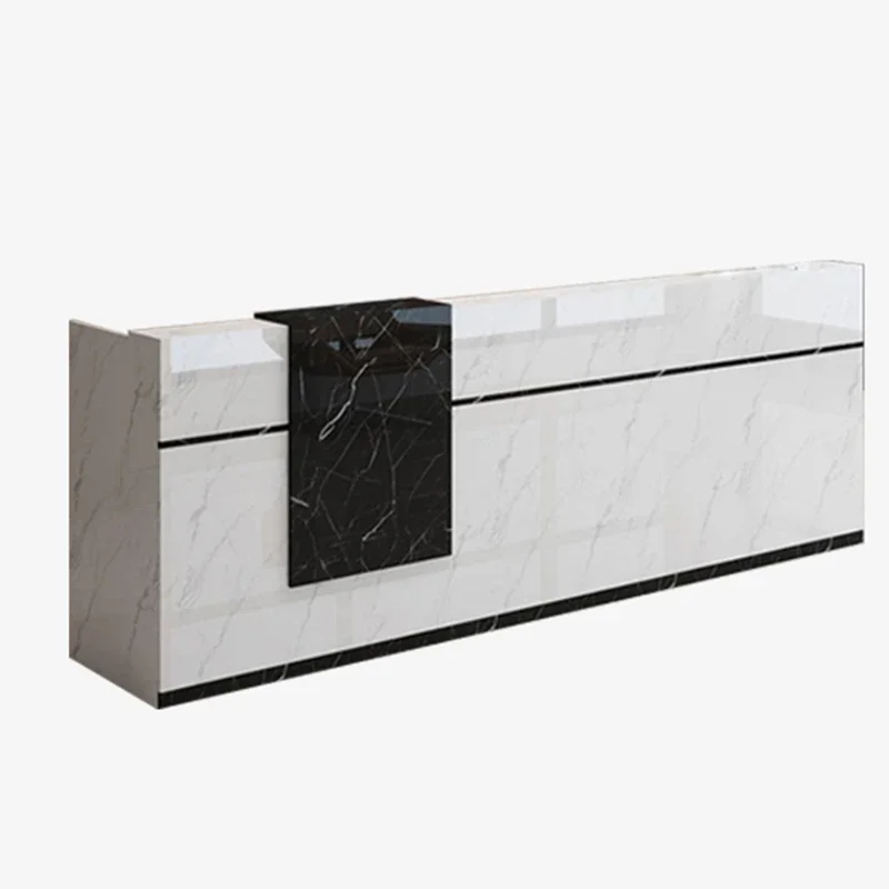 White Church Pulpit Front Desk Lectern Restaurant Tables Retail Register Shop Counter Standing Office Pulpitos Bureau Furniture