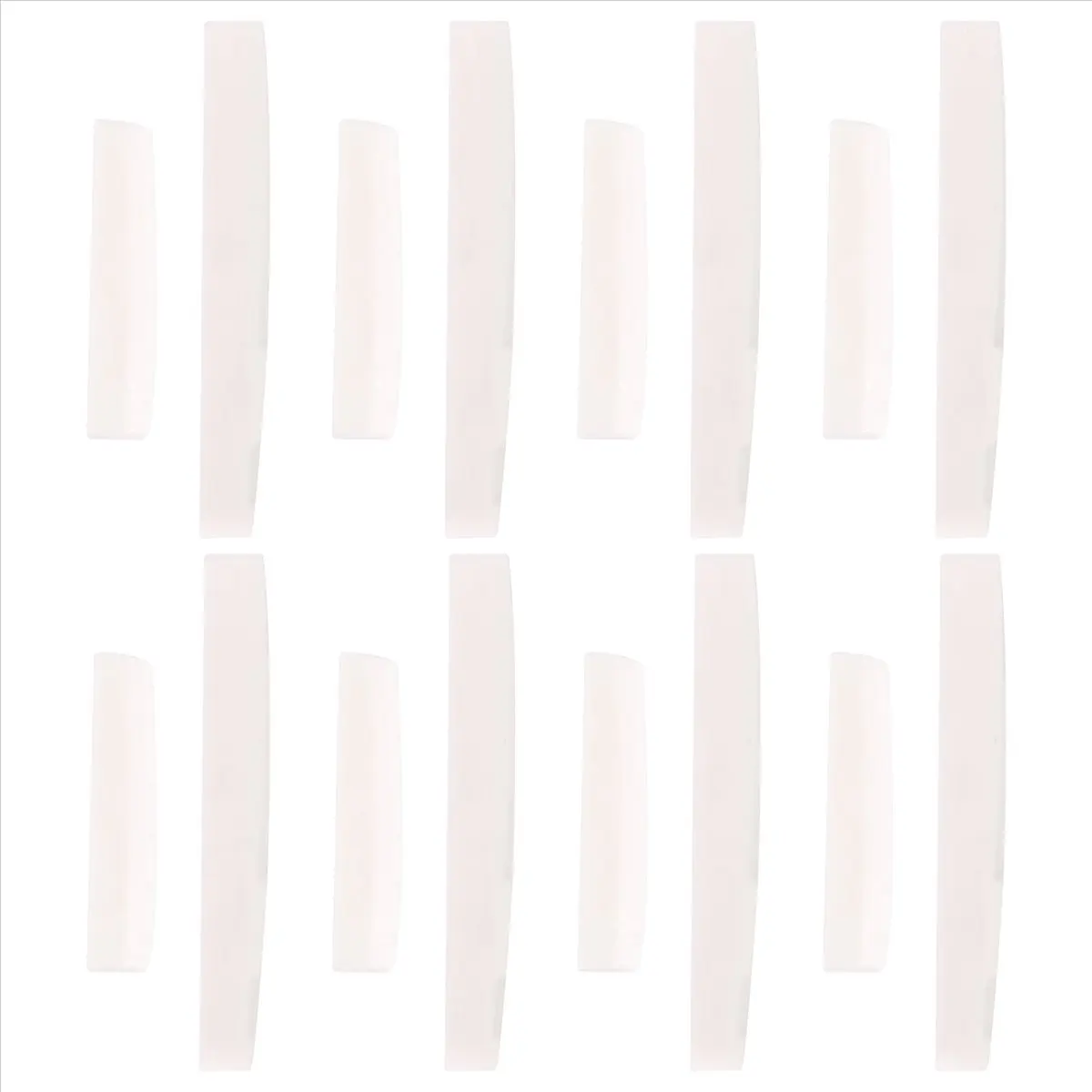 

8 комплектов по 16 штук: седла и нуты для 6-струнной акустической гитары из натуральной кости