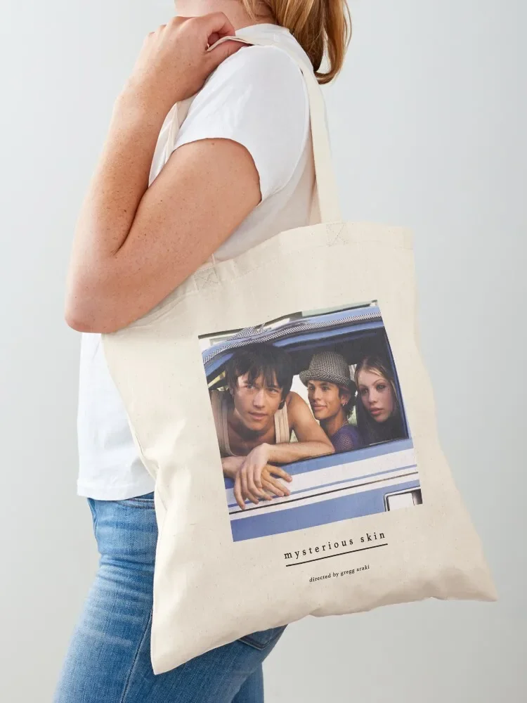 Mysterious Skin (Gregg Araki) Joseph Gordon-Levitt, Michelle Trachtenberg Tote Bag Candy bags Canvas shoulder bag Tote Bag