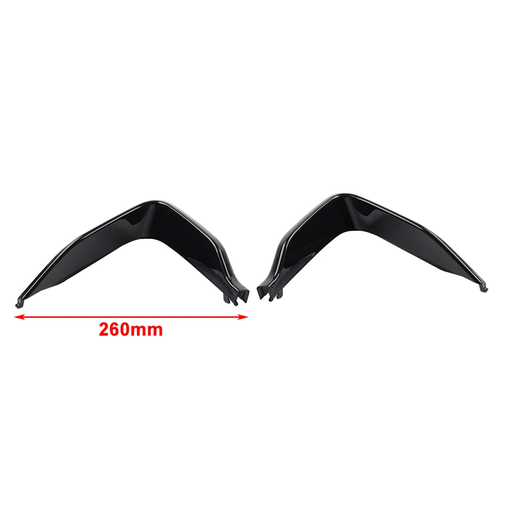 2x Motorcycle Fairing Edge Lower Trim Cover ABS Glossy Black/Chrome For Honda Goldwing 1500 GL1500A Aspencade GL1500SE 1988-2000