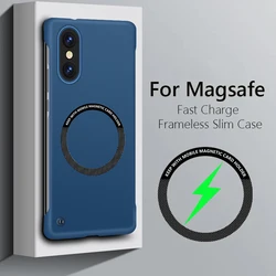 For IPhone XS Max Case Cover Ultra Thin Hard PC Magnetic Frameless Phone Case For IPhone XR Matte Color Solid Back Cover Cases