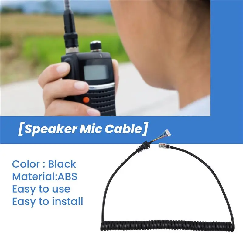 Superior Car Hand Speaker Microphone Cable For YAESU MH-48 MH-48A6J FT-8800R FT-8900R FT-7900R FT-1807 FT-7800R FT-2900R FT-1900
