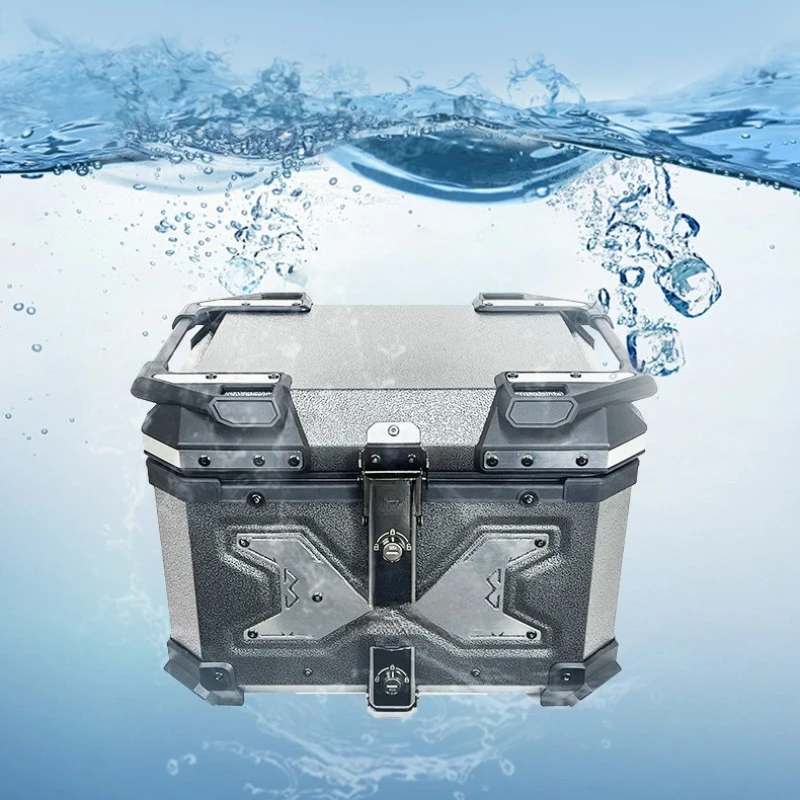 

Motorcycle trunk, aluminum alloy, large capacity, good things to share, strongly recommended