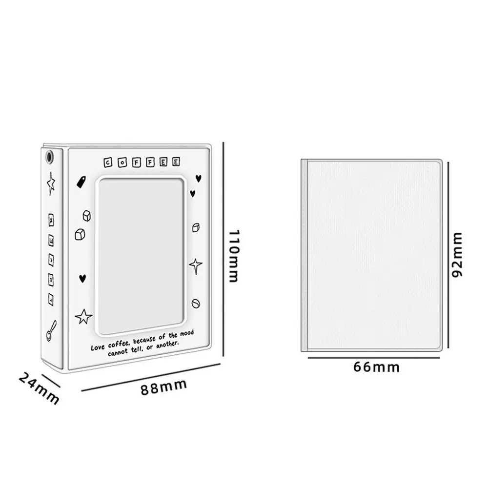 High Quality PVC Photo Album Creative Portable Envelope Card Bag 3 Inch School Stationery Card Package