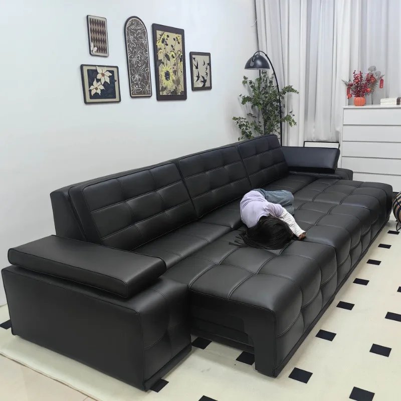 Italiaanse leren bank